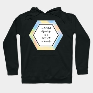 A grateful heart is a magnet for miracles Hoodie